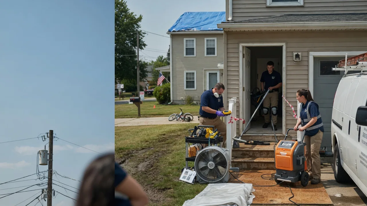 Water Damage Repair in Pennville, IN near me